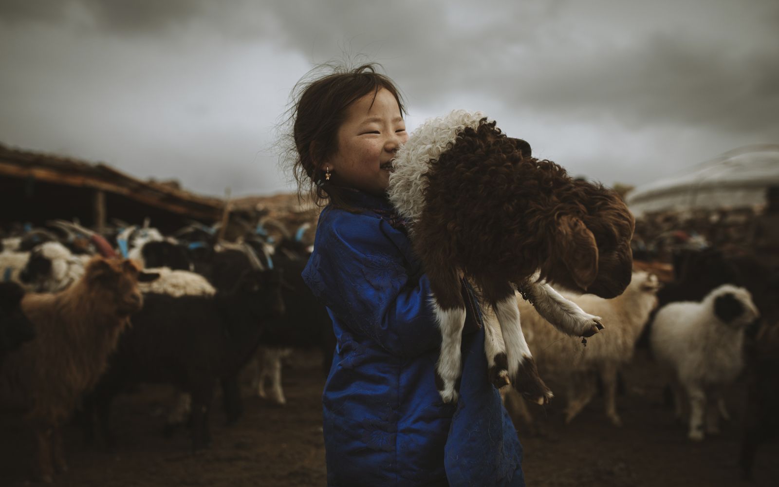 Girl with Goat