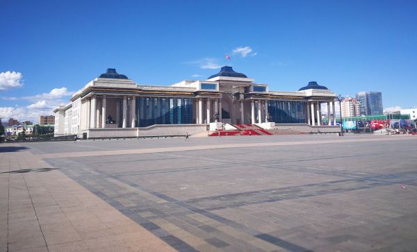 Sukhbaatar-Platz in Ulaanbaatar