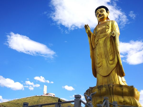 Zaisan Denkmal und Buddha Statue in Ulan Bator