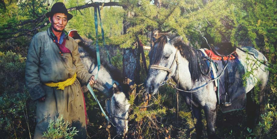 Local nomad in Khuvsgul