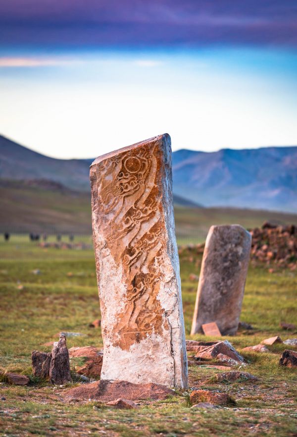 Uushigiin Uvur Hirschsteinkomplex in der Provinz Khuvsgul