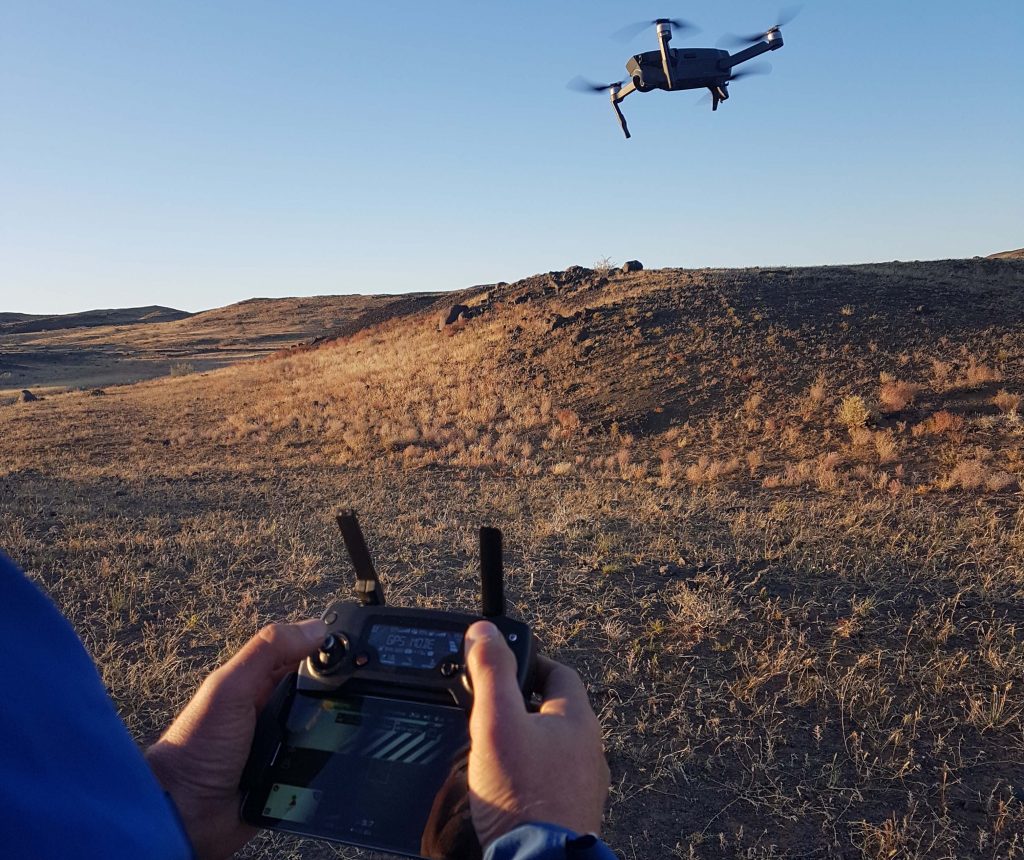 Drone searching water