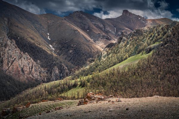 Khasagt Khairkhan Mountain in Gobi Altai