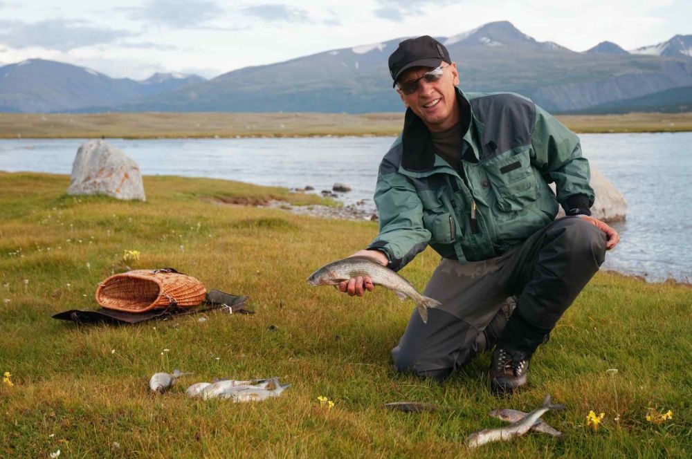 Grayling fishing in Mongolia