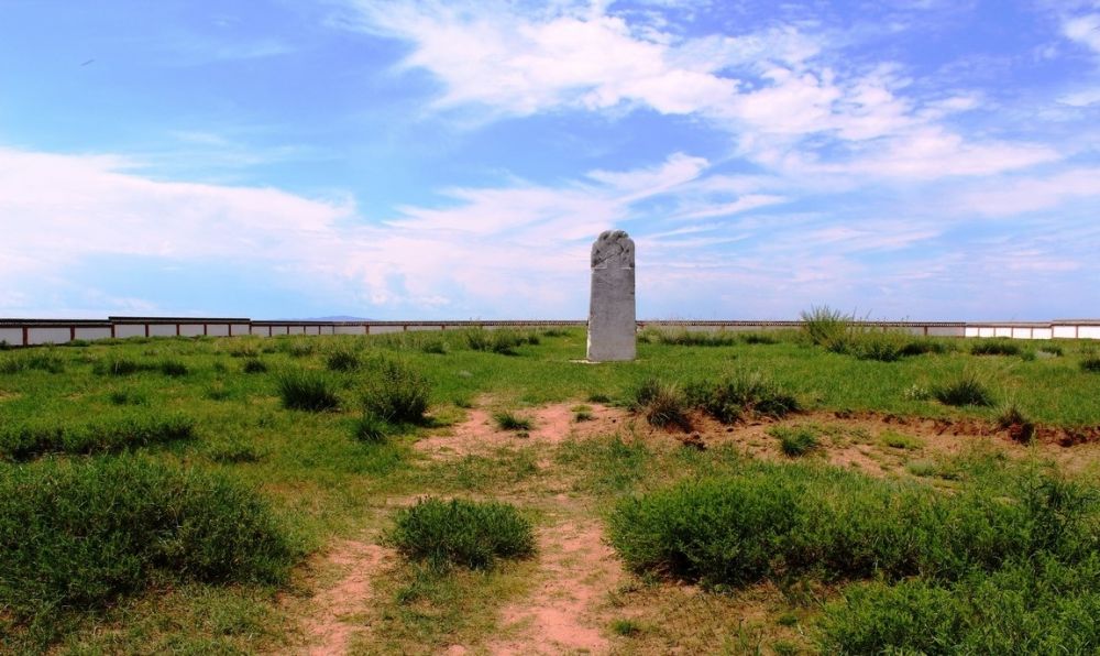 Illustration of Kultegin's Monument, a marvel of Turkic architecture