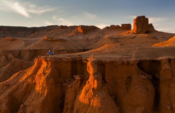 Bayanzag Rote Sandklippen in Umnugobi