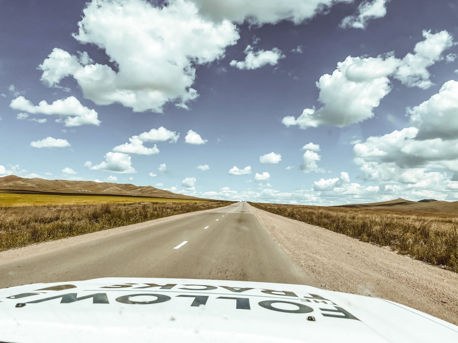 Driving in Mongolia