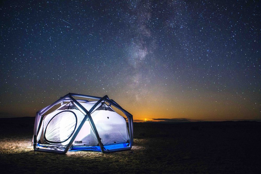 Camping in Mongolia