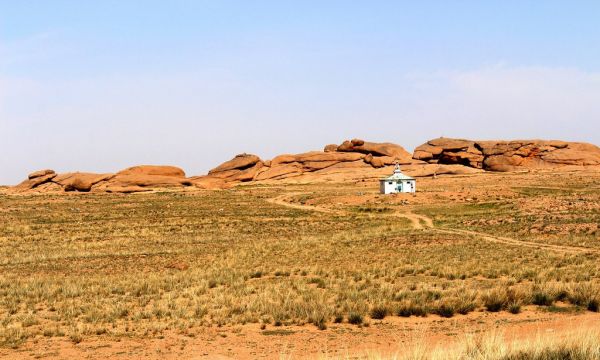 Ruinen des Janjin-Chor-Klosters in Govisumber